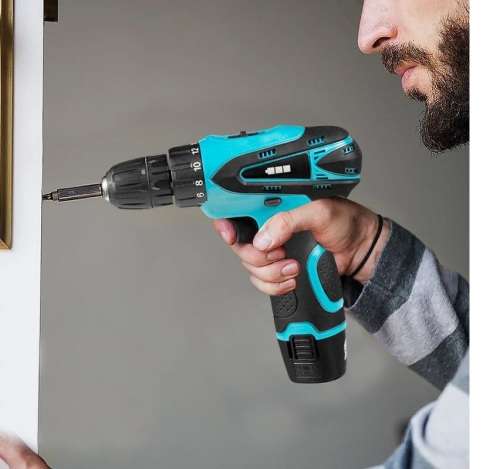 Cordless Lithium-Ion Drill and Screwdriver Set 12/18V