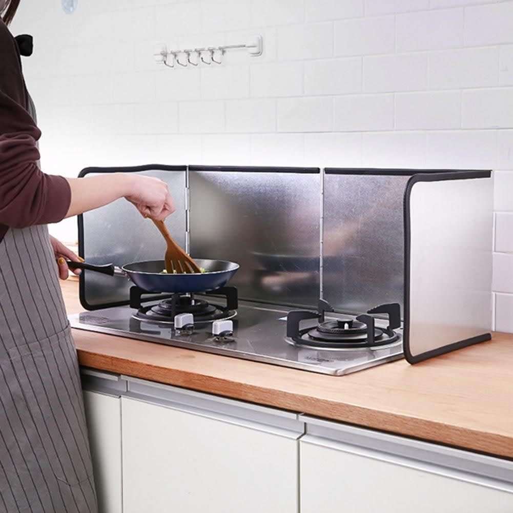 Cooking Anti-Splatter Shield Guard - Large Size Heavy Duty