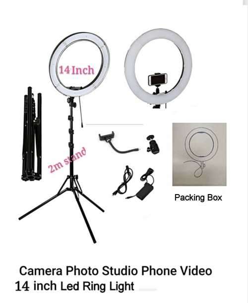 18inch LED photography ring lights 416leds 65w dimmable studio ringlight whith usb / and remote