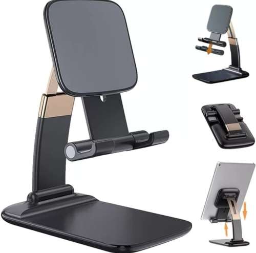 DESK PHONE HOLDER FOLDABK3 SMALL AND FLEXIBLE