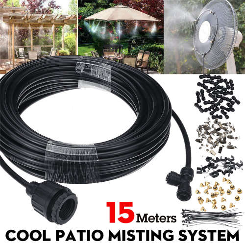 15M OUTDOOR COOL PATIO MISTING SYSTEM INCLUDING FITTINGS