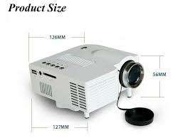 LMA Portable LED Entertainment Projector - WITH Projector screen (COMBO)