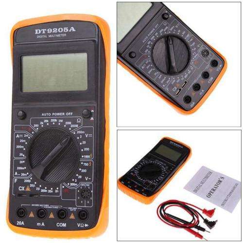 Digital Multimeter LCD AC/DC Ammeter Resistance Capacitance Tester