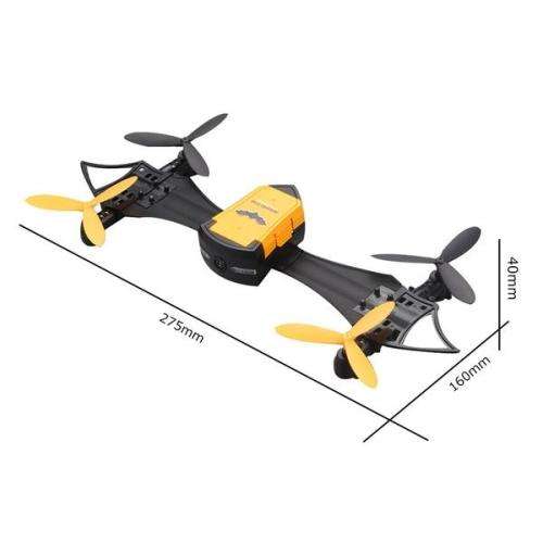 Transformable Bat Mini FPV Drone Camera Wifi FPV Wearable Quadcopter Watch UAV