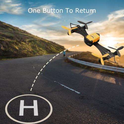 Transformable Bat Mini FPV Drone Camera Wifi FPV Wearable Quadcopter Watch UAV