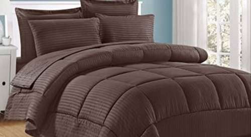 ABSOLUTELY STUNNING 5 PIECE 100% COTTON KING SIZE COMFORTER SET- VARIOUS COLOURS