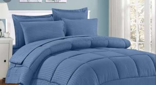 ABSOLUTELY STUNNING 5 PIECE 100% COTTON KING SIZE COMFORTER SET- VARIOUS COLOURS