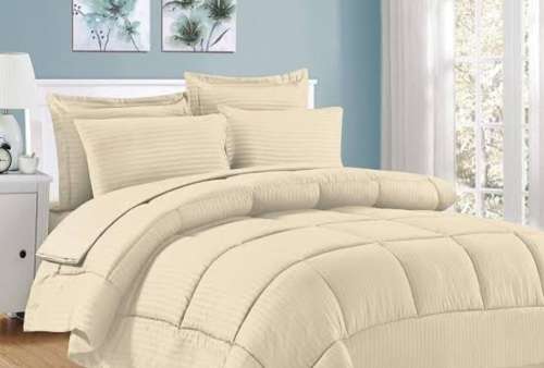 ABSOLUTELY STUNNING 5 PIECE 100% COTTON KING SIZE COMFORTER SET- VARIOUS COLOURS