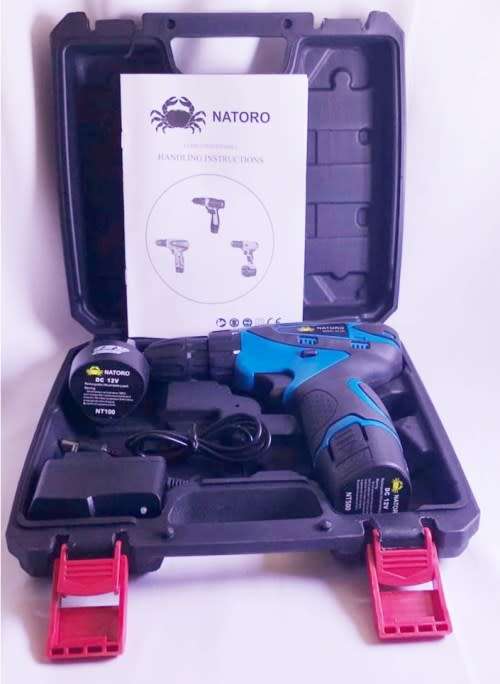 NATORO 12V 1.5AH PROFESSIONAL CORDLESS DRILL