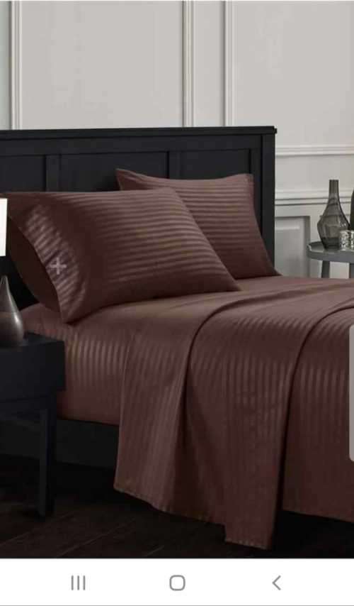 ABSOLUTELY STUNNING 4 PIECE COTTON BED SHEET SETS. DOUBLE, QUEEN OR KING SIZE