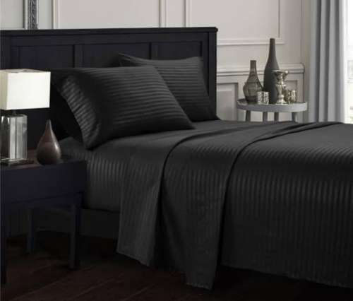 ABSOLUTELY STUNNING 4 PIECE COTTON BED SHEET SETS. DOUBLE, QUEEN OR KING SIZE