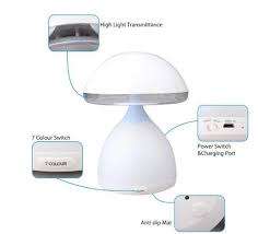 7 COLOUR CHANGING ONE TOUCH MUSHROOM LAMP