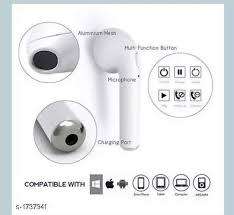 I7S TWS Wireless Earbuds with docking station and USB charger