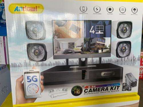 BEST SYSTEM ON THE MARKET - NO CABLES!! 4 CH 4K WIRELESS CCTV SYSTEM WITH 5G VIEWING