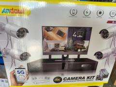 BEST SYSTEM ON THE MARKET - NO CABLES!! 4 CH 4K WIRELESS CCTV SYSTEM WITH 5G VIEWING