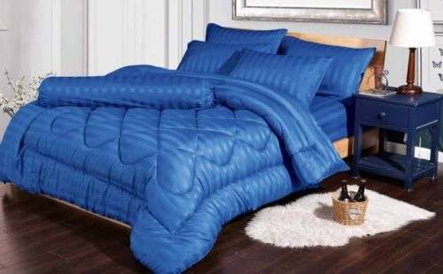 NEW!!! STUNNING 5 PIECE 100% COTTON KING SIZE COMFORTER SET- VARIOUS COLOURS