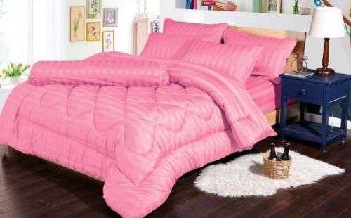 NEW!!! STUNNING 5 PIECE 100% COTTON KING SIZE COMFORTER SET- VARIOUS COLOURS