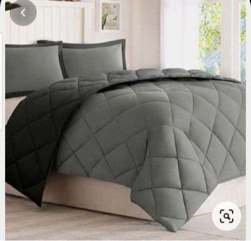 FABULOUS NEW REVERSIBLE 5 PIECE 100% COTTON KING SIZE COMFORTER SET- VARIOUS COLOURS