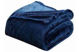 SOFT THICK MICRO FLANNEL QUEEN SIZE THROW - VARIOUS COLOURS (2M X 2.3M)