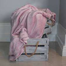 SOFT THICK MICRO FLANNEL QUEEN SIZE THROW - VARIOUS COLOURS (2M X 2.3M)