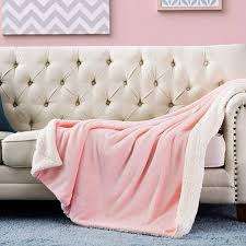 QUEEN SIZE THICK COMFY SHERPA FLEECE BLANKETS- VARIOUS COLOURS
