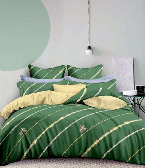 100% COTTON COMFY 4PC DUVET COVER SET - QUEEN AND KING - VARIOUS DESIGNS