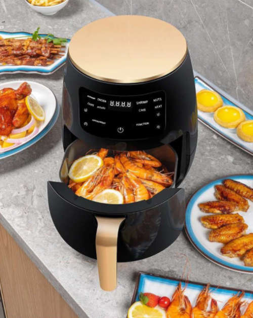 4.5L 1200W 220V Multifunction Air Fryer - Oil free Health Fryer/Cooker Smart Touch - LCD screen