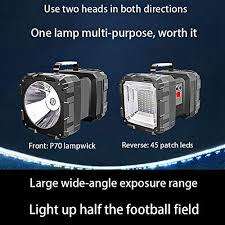 LED Spotlight/Flashlight - 10000mAh built in powerbank - 1200LM 20h Ultra-long Standby 7 Light Modes