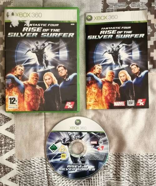 CIB Fantastic Four Rise of the Silver Surfer for Xbox 360