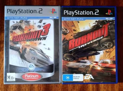 2x Burnout PS2 Games