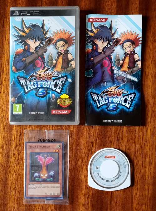 Yu-Gi-Oh! 5D`s Tag Force 5 for PSP - Complete and Minty