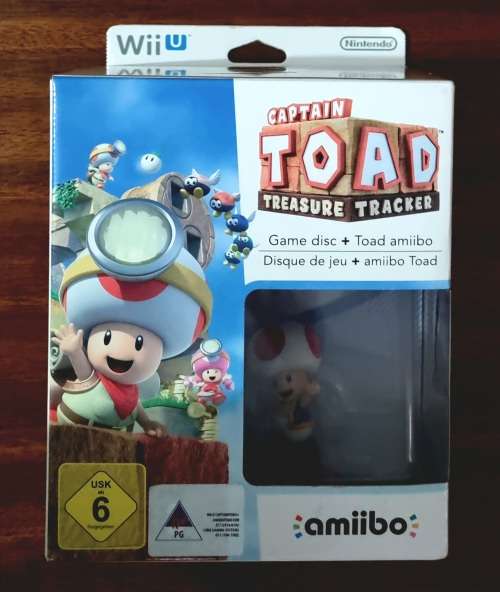 NEW Captain Toad Treasure Tracker Game and Amiibo for Wii U - Free Shipping