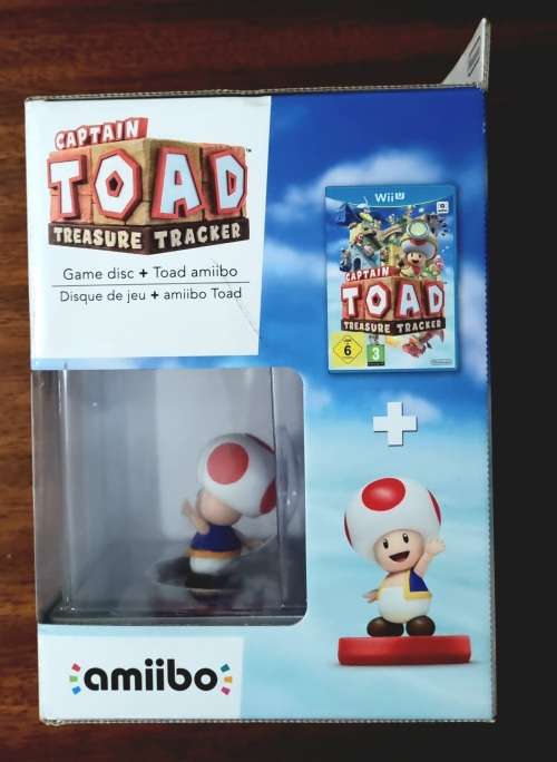 NEW Captain Toad Treasure Tracker Game and Amiibo for Wii U - Free Shipping