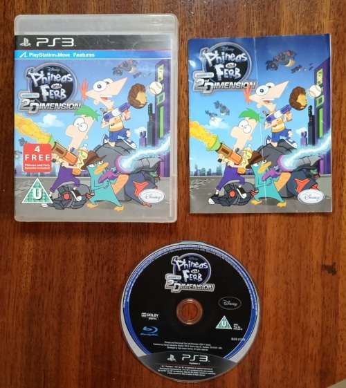Phineas and Ferb Across the 2nd Dimension for PS3 - Complete