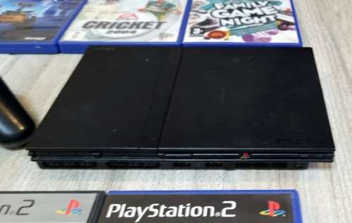 Playstation 2 + 5 Games + Controller + Original Box - Free Shipping