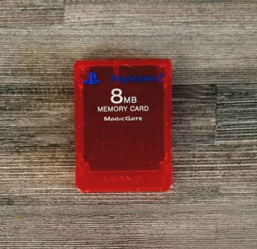 PS2 Memory Card 8MB - Red
