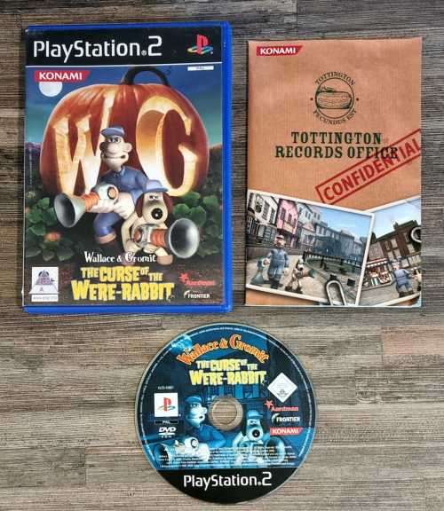 Wallace and Gromit The Curse of the Were-Rabbit for PS2 - Complete