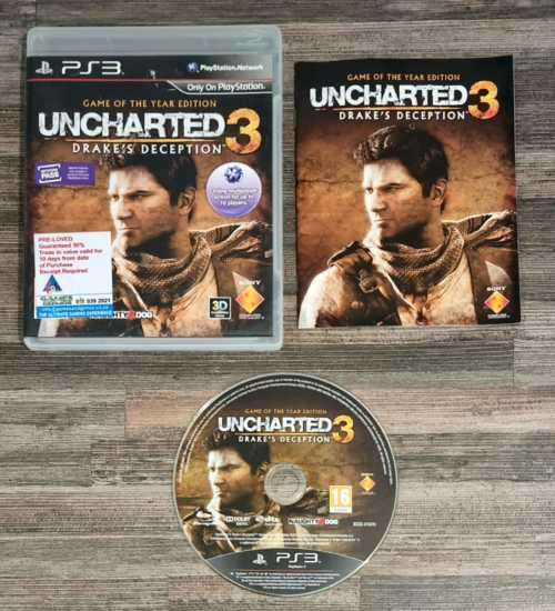Uncharted 3 Game of the Year Edition for PS3 - Complete