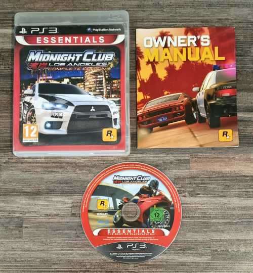 Midnight Club Los Angeles Complete Edition for PS3 - Complete