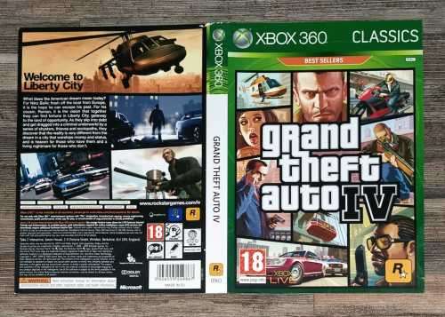 Grand Theft Auto IV Cover Art for Xbox 360 Classic