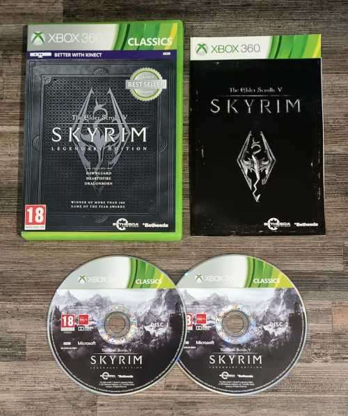 Skyrim Legendary Edition for Xbox 360 - Complete