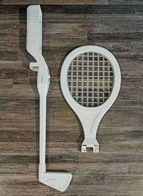 Wii Golf Club and Tennis Racket