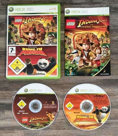 Lego Indiana Jones + Kung Fu Panda for Xbox 360