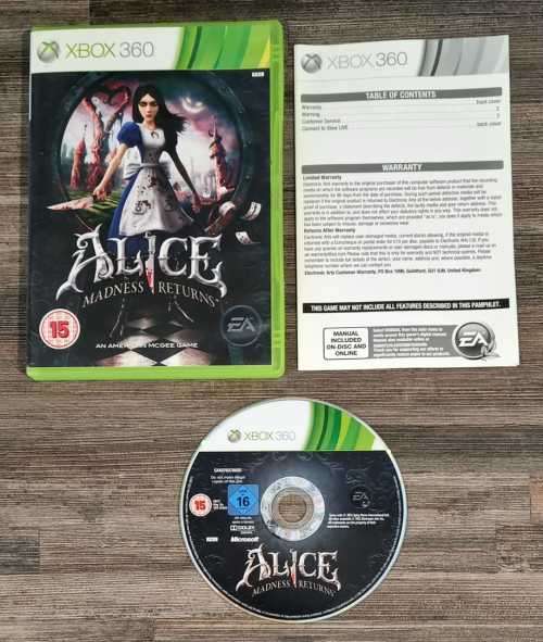 Alice Madness Returns for Xbox 360 - Complete