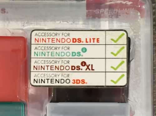 Game Case Set for Nintendo DS 6 Pack