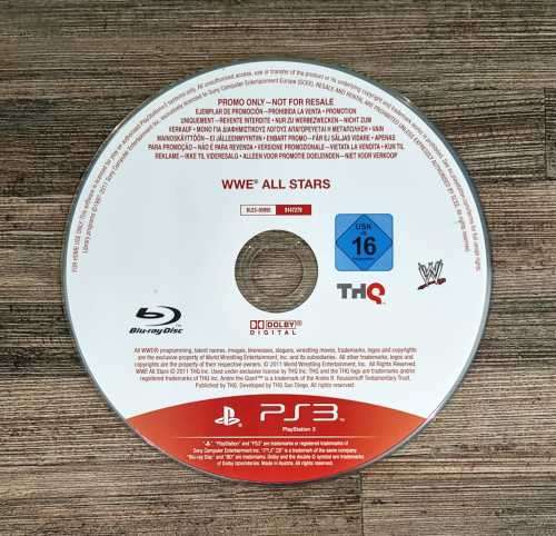WWE All Stars Promo Disc for PS3 - Disc Only