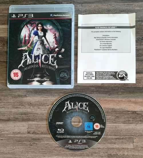 Alice Madness returns for PS3 - Complete - Price Drop