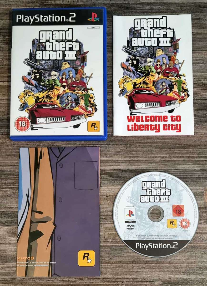 Grand Theft Auto III for PS2 - Complete