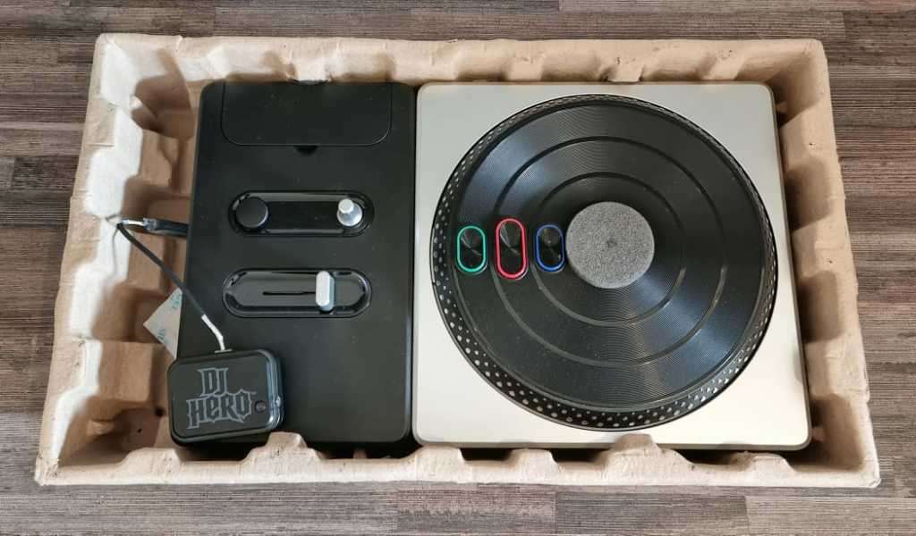 Boxed DJ Hero Board for PS3