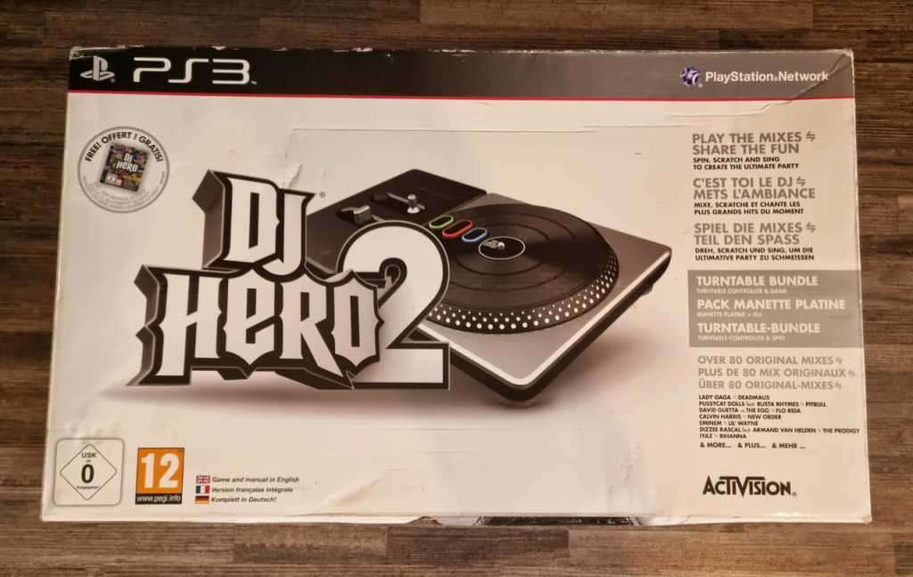 Boxed DJ Hero Board for PS3
